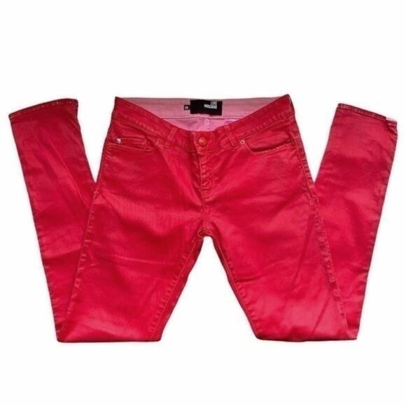 Love Moschino Red Pants | Size 29 - Picture 3 of 6